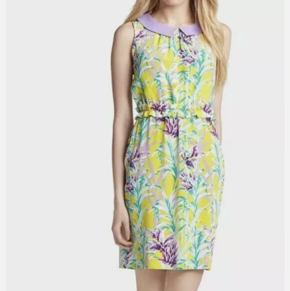 kate spade Dresses & Skirts - Kate Spade Silk Floral
Peter Pan Collar Dress